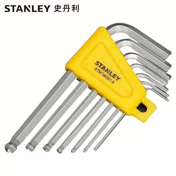 STANLEY Набор из 7 предметов: метрические шестигранные ключи с шаровой головкой и короткой ручкой 1,5–6 мм STMT94551-8-23