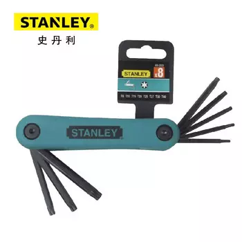 STANLEY Набор из 8 складных ключей в форме цветка T9-T40 69-263-23C