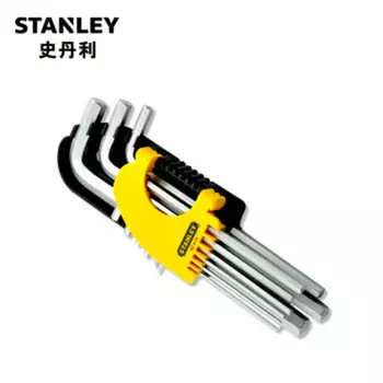 STANLEY Набор из 9 метрических длинных шестигранных ключей 1,5-10 мм STMT92619-8-23
