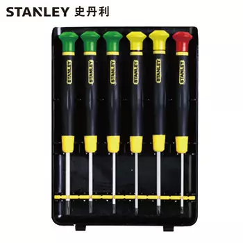 STANLEY Набор крестообразных микроотверток Stanley, 6 предметов 66-391-23 1 комплект (всего 10 комплектов)