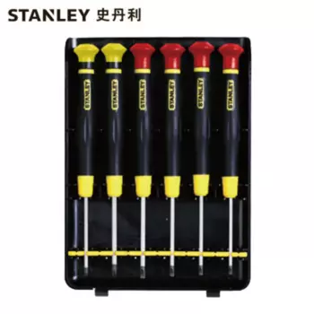 Stanley Набор микроотверток плоских и крестообразных, 6 предметов Мини-отвертка 66-392-23