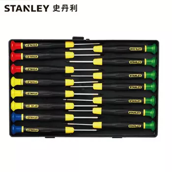 STANLEY Набор микроотверток Stanley, 15 предметов C 66-383-23 1 комплект (всего 2 комплекта)