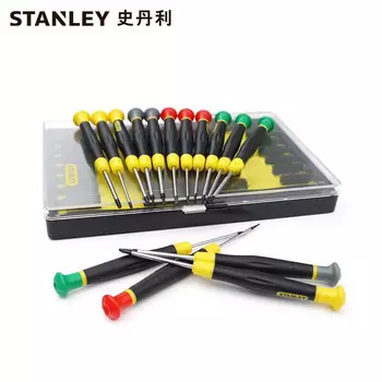Stanley Набор мини-отверток из 15 предметов Отвертка B Мини-отвертка 66-382-23