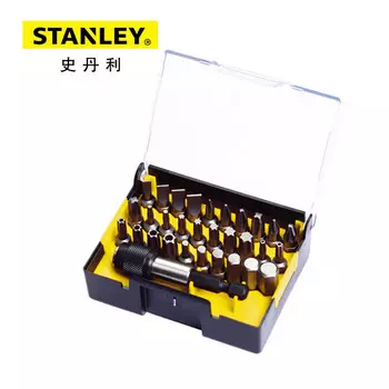 Stanley Набор отверток серии 6,3 мм, 31 предмет, с быстросъемным магнитным адаптером A 63-401-23