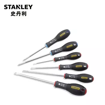 STANLEY Набор отверток Stanley с трехцветной ручкой, 6 предметов 65-428-14