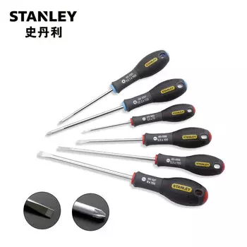 STANLEY Набор отверток Stanley с трехцветной ручкой, 6 предметов 65-428-14