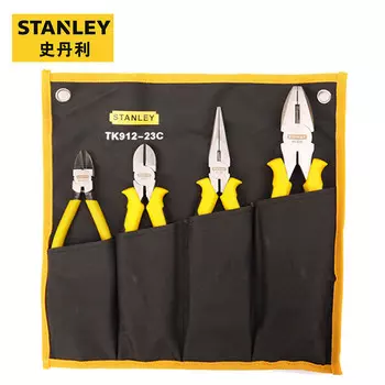 Stanley Набор плоскогубцев из 4 предметов, плоскогубцы, плоскогубцы, плоскогубцы, диагональные плоскогубцы, плоскогубцы, набор TK912-23C