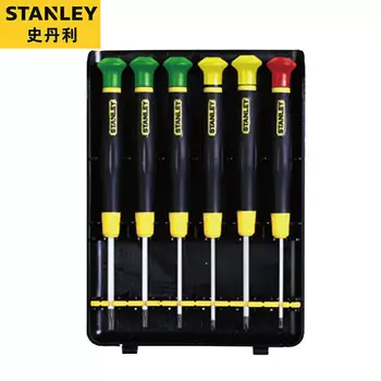 Stanley Набор прецизионных отверток, 6 предметов, крестообразная мини-отвертка torx 66-391-23