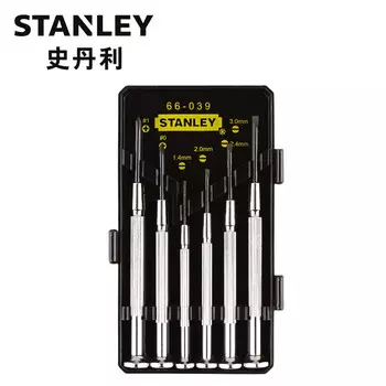STANLEY Набор прецизионных отверток по металлу Stanley, 6 предметов 66-039-23 1 комплект (всего 5 комплектов)