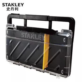 Stanley небольшой ящик для хранения, прозрачный ящик для деталей, ящик для инструментов, бытовой пластиковый ящик для инструментов STST74301-8-23