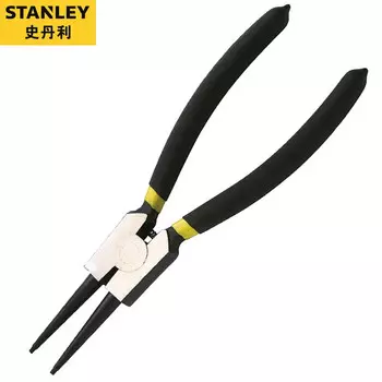 Stanley Немецкие плоскогубцы для стопорных колец с прямым концом вала, 13-дюймовые плоскогубцы для стопорных колец 84-337-23