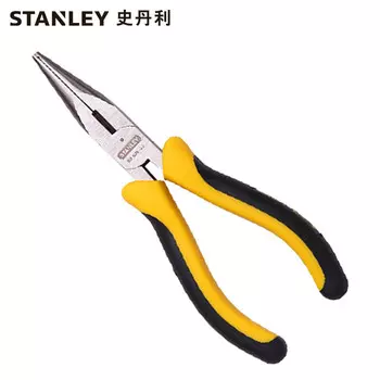 Stanley Немецкие профессиональные плоскогубцы с острыми носами, 6 дюймов, многофункциональные плоскогубцы с острыми кончиками, маленький наконечник ручной работы 89-576-23