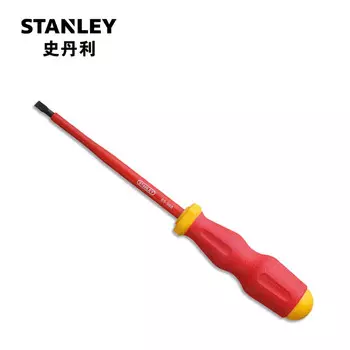 STANLEY Отвертка электрическая, шлицевая, изолированная, 4,0х100 мм 65-967-22
