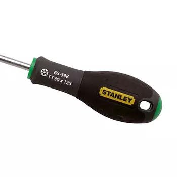 Stanley Отвертка-цветок со средним отверстием с трехцветной ручкой TT40x125мм Отвертка-нож 65-399