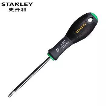 Stanley Отвертка-цветок со средним отверстием, трехцветная рукоятка ТТ30х125мм 65-398-14 одинарная