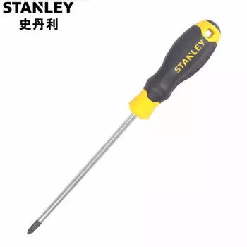 Stanley Отвертка крестовая с пластиковой ручкой серии B с магнитной отверткой PH2x200мм 60-812-23