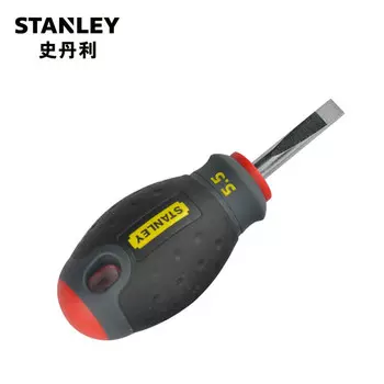 Stanley Отвертка однолезвийная с трехцветной ручкой Отвертка однолезвийная 5,5х30мм65-400-14