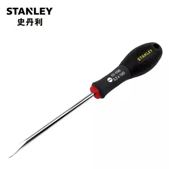 Stanley отвертка однолезвийная с трехцветной ручкой отвертка однолезвийная 8х200мм 65-138-14