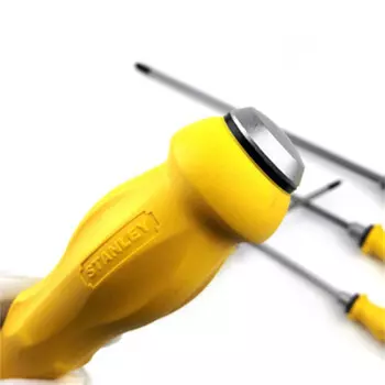 STANLEY Отвертка Stanley One-word с наддувом, цельнокорпусная, 6*100 мм 61-889-23 1 комплект (всего 5 шт.)