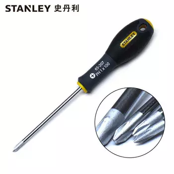 STANLEY Отвертка Stanley Phillips с трехцветной ручкой PH1x100мм 65-207-14 1 комплект (всего 5 шт.)