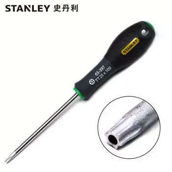 STANLEY Отвертка Stanley в форме цветка со средним отверстием и трехцветной ручкой TT25x100mm 65-397-14 1 комплект (всего 2 шт.)
