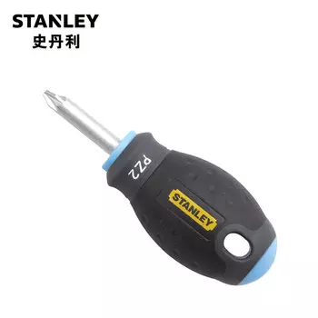 Stanley отвертка закаленная с трехцветной ручкой крестовая отвертка с короткой ручкой параллельный крест 65-409-14 в наличии