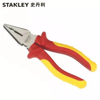 Stanley Плоскогубцы для изолированных проводов STANLEY 6,5 дюйма, плоскогубцы для электриков, тиски, плоскогубцы, плоскогубцы 84-000-23, можно изготовить по индивидуальному заказу