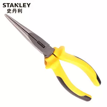 Stanley Плоскогубцы с двухцветной ручкой, остроконечные, 6 дюймов 84-402-23