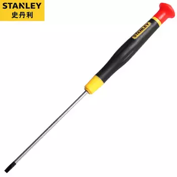 Stanley Прецизионная шлицевая отвертка для микросотового телефона, компьютерных часов, 3,0x80 мм, 66-316-23