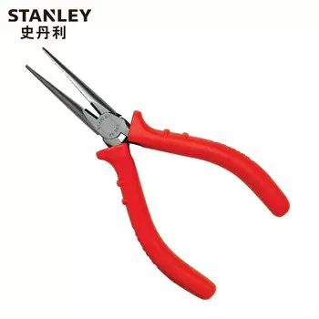 Stanley Прецизионные острогубцы с красной ручкой, 5 дюймов 84-047-23