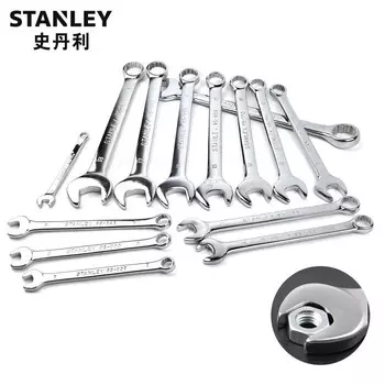 STANLEY Прецизионный полированный универсальный ключ Stanley, рожковый ключ для цветка сливы, 8 мм 95-908-1-22 1 комплект (всего 10 шт.)
