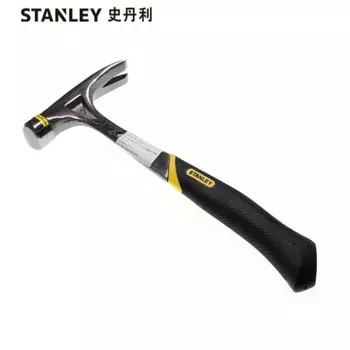 Stanley противоударный молоток-гвоздодер 16 унций молоток для гвоздей инструмент бытовой столярный декоративный молоток молоток гвоздодер 51-163-22
