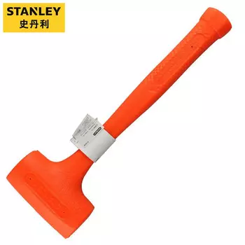 STANLEY Противоударный молоток Резиновый молоток Резиновый молоток Молоток для установки пола, 42 унции, красный, 1191 г, 57-533-81C