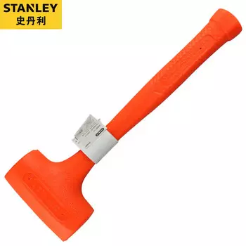 STANLEY резиновый антивибрационный молоток, молоток для укладки плитки, неэластичный резиновый молоток, 42 унции, 57-533-81C