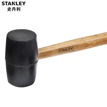 Stanley резиновый молоток 13 унций, резиновый молоток большого и среднего размера для укладки плитки, ударов и выравнивания STHT57516-8-23