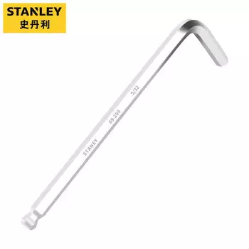 Stanley S2, шестигранный ключ с дюймовой шаровой головкой, легированная сталь S2, 5/32 дюйма, 5 шт. в упаковке 69-299-23