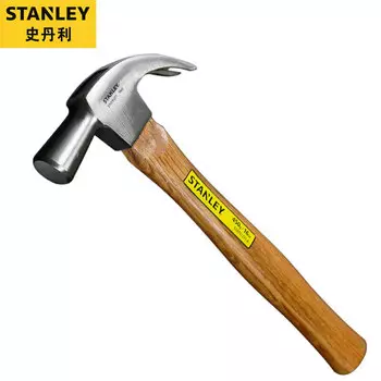 Stanley с ручкой из твердой древесины, молоток-гвоздодер, 16 унций, молоток для гвоздей, молоток для деревообработки, небольшой молоток, ручной молоток STHT51271-8-23