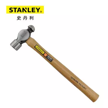 Stanley с ручкой из твердой древесины, молоток с шариковой головкой, 16 унций, установочный молоток, молоток для деревообработки, распаковка STHT54191-8-23