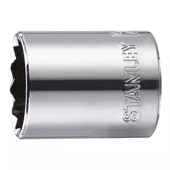Stanley Серия 12,5 мм, метрическая, 12-угольная стандартная головка, головка 1/2 с большой трещоткой, 30 мм 86-559
