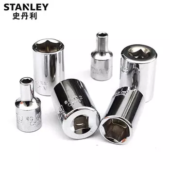 Stanley серия 6,3 мм, метрическая 6-угловая стандартная головка, головка торцового ключа 8 мм, инструмент для ремонта автомобилей 86-105-1-22