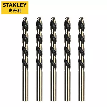 Stanley Спиральные сверла STANLEY HSS из быстрорежущей стали, 4,5 мм, упаковка из 10 шт. 95-212-23