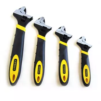 Stanley/STANLEY 90-950-23 Двухцветная ручка разводной ключ из хромованадиевой стали 12 дюймов/[1 шт.]