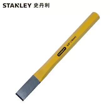 Stanley STANLEY каменное долото 19 мм долото цементное долото долото из специальной стали с плоской головкой штамповка стальное долото разделитель каменный молоток каменное стальное долото 16-289-23 можно настроить