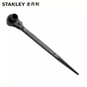 Stanley STANLEY метрический двухпортовый гаечный ключ с храповым механизмом с острым хвостом 22x24 мм, быстрый ключ для ремонта и обслуживания автомобилей 94-179-2-23, эксклюзивно для предприятий