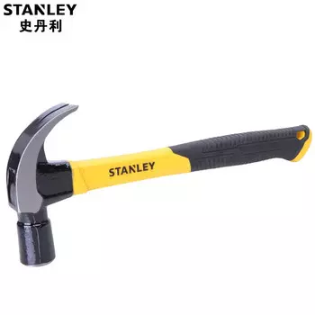 Stanley STANLEY Молоток-гвоздодер с ручкой из стекловолокна, 20 унций STHT51392-8-23, эксклюзивно для предприятий