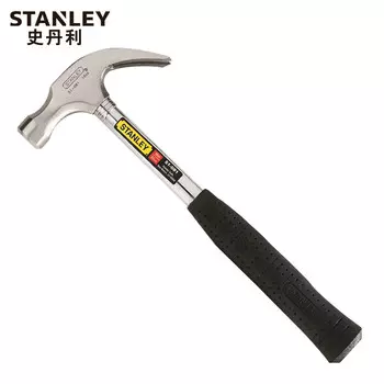 Stanley STANLEY молоток-гвоздодер со стальной ручкой, 20 унций, молоток для гвоздей, бытовой столярный молоток для украшения, молоток, гвоздодер 51-082-23, настройка предприятия