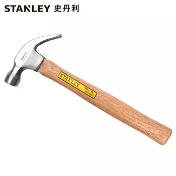 Stanley STANLEY молоток с ручкой из твердой древесины, молоток на 13 унций, бытовой молоток, безопасный молоток, молоток для гвоздей STHT51269-8-23, можно настроить