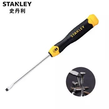 Stanley STANLEY Мощная шлицевая отвертка 3x50 мм Бытовая отвертка Маленькая отвертка Многофункциональный инструмент для ремонта мобильных телефонов STMT67264-8-23