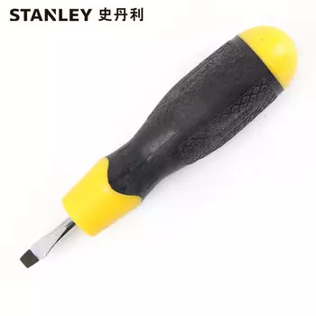 Stanley STANLEY Мощная шлицевая отвертка Бытовая отвертка 5x25 мм Маленькая отвертка Многофункциональный инструмент для ремонта мобильных телефонов STMT67271-8-23 Корпоративная настройка