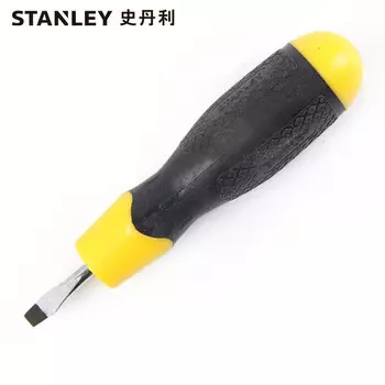 Stanley STANLEY Мощная шлицевая отвертка Бытовая отвертка 5x25 мм Маленькая отвертка Многофункциональный инструмент для ремонта мобильных телефонов STMT67271-8-23 можно настроить